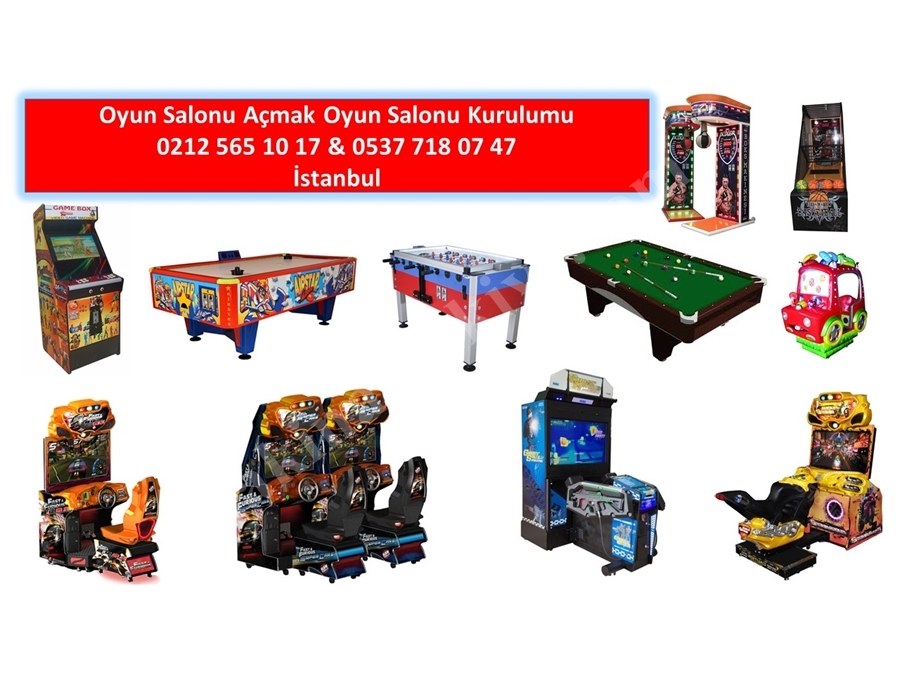 Oyun Salonu Makineleri Kiralama Fiyatları İstanbul