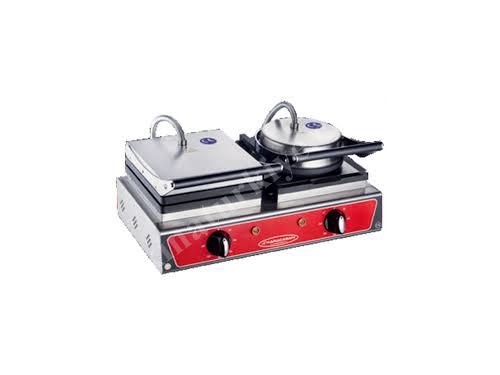 Büfe Kafeterya Tipi Çiftli Papatya Waffle Makinası Krcs-Pwme-2