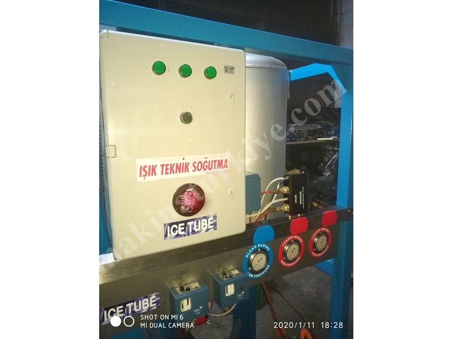 Kristal Buz Makinesi Bardak Tüp Buz Makinası Buz Makinesi Tube Ice Machine 2000Kg/24H