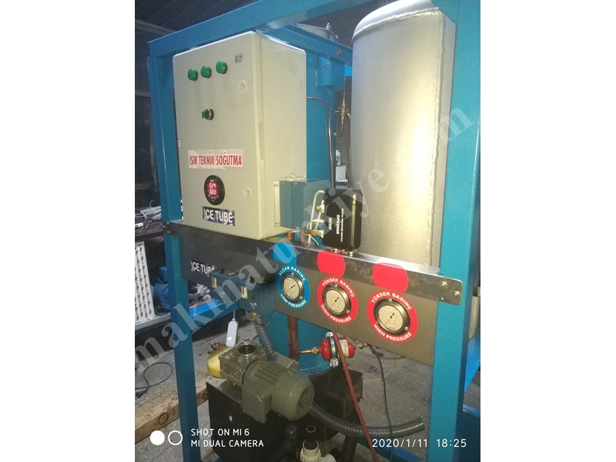 Kristal Buz Makinesi Bardak Tüp Buz Makinası Buz Makinesi Tube Ice Machine 2000Kg/24H