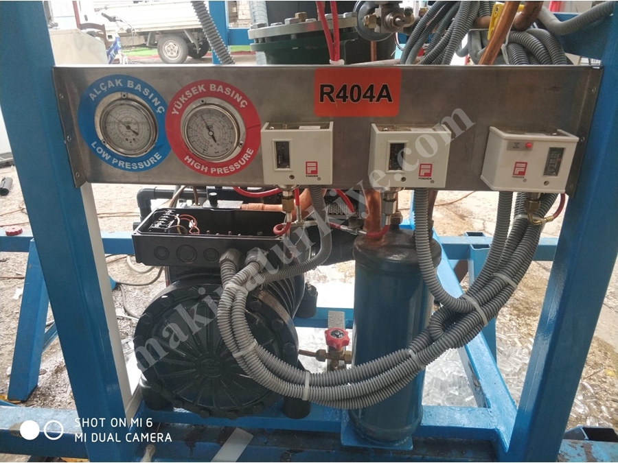 Kristal Buz Makinesi Tüp Buz Makinası Bardak Buz Boru Buz 3000 Kg/ 24H