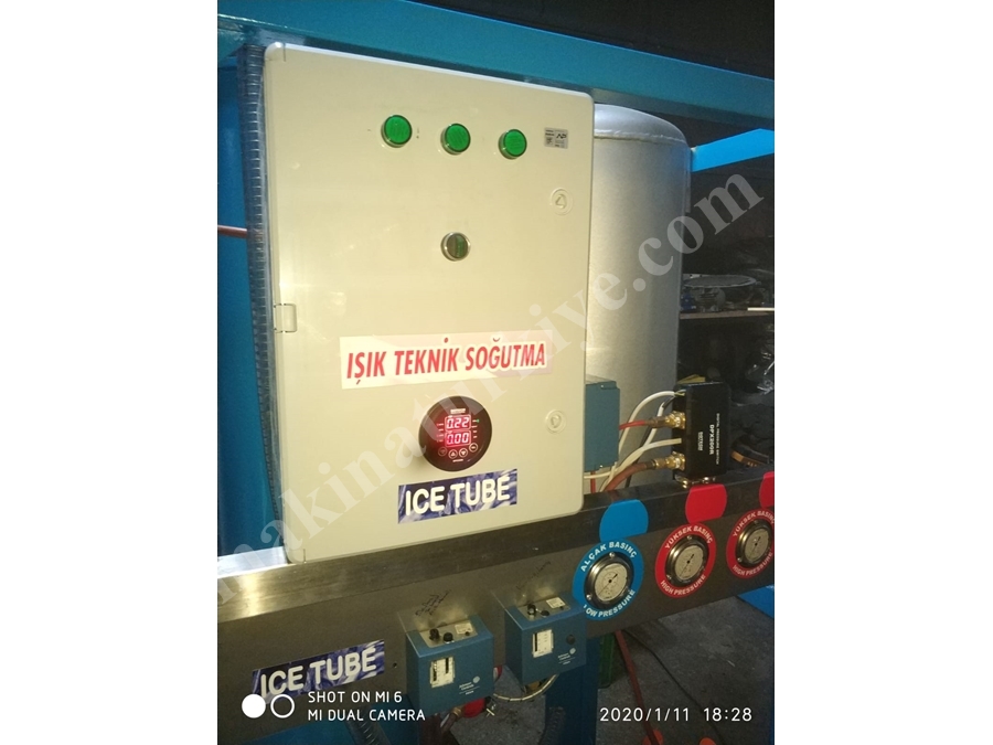 Kristal Buz Makinesi Tüp Buz Makinası Bardak Buz Boru Buz 3000 Kg/ 24H