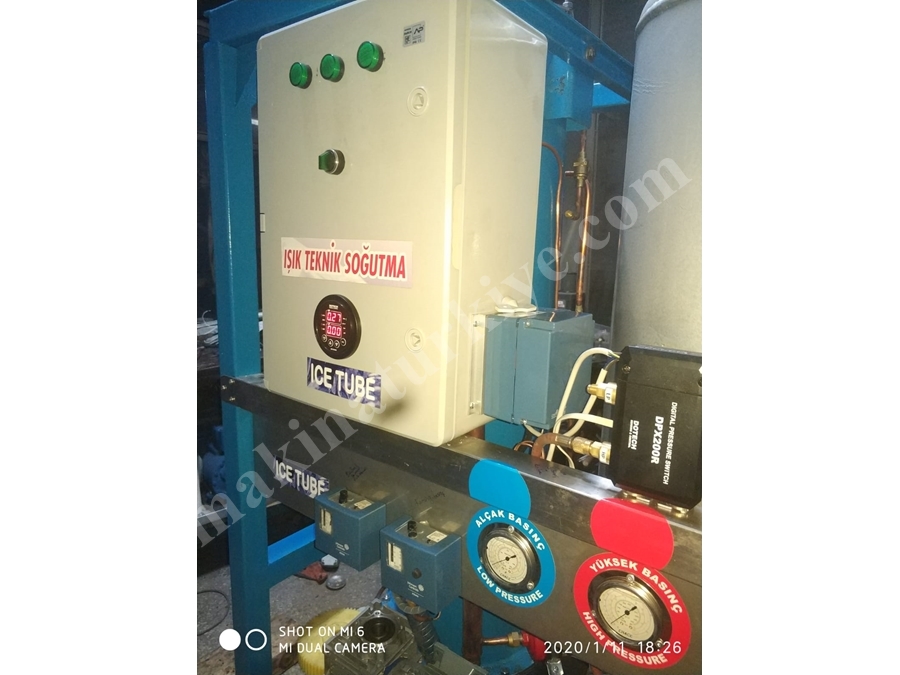 Kristal Buz Makinesi Tüp Buz Makinası Bardak Buz Boru Buz 3000 Kg/ 24H