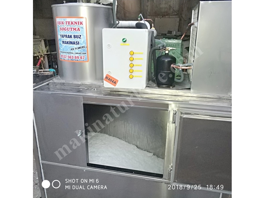 Yaprak Buz Makinası Buz Makinesi Flake Ice Machine 750 Kg/24H 