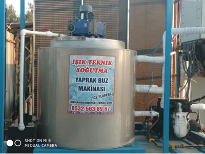 Yaprak Buz Makinası Buz Makinesi Kar Buz Makinası 5000 Kg/ 24H  - 13
