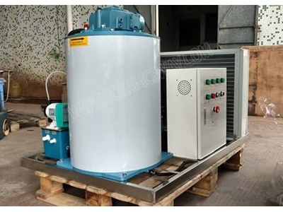 Yaprak Buz Makinası Kar Buz Makinesi Ice Flaker Balık Buzu 750Kg/24 H - 13
