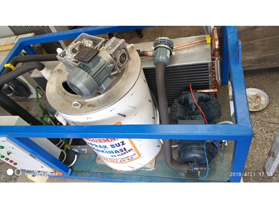 Yaprak Buz Makinası Kar Buz Makinesi Ice Flaker Balık Buzu 750Kg/24 H - 7
