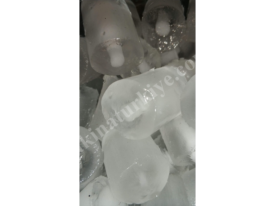 Kristal Buz Makinesi bardak Tüp Buz Makinası Buz Makinesi 2000 Kg/ 24H Tube Ice Machine 