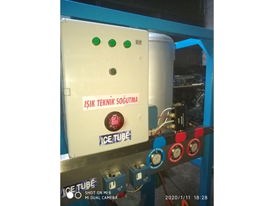 Kristal Buz Makinesi bardak Tüp Buz Makinası Buz Makinesi 2000 Kg/ 24H Tube Ice Machine  - 12