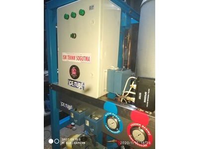 Kristal Buz Makinesi bardak Tüp Buz Makinası Buz Makinesi 2000 Kg/ 24H Tube Ice Machine  - 13