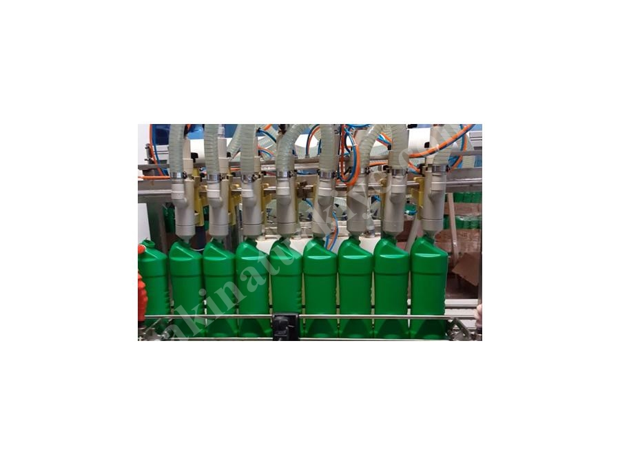 Bleach Automatic Liquid Filling Machine With 8 Nozzles