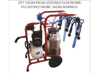 Pulsatörlü Çiftli Süt Sağma Makinesi Dtm - 0