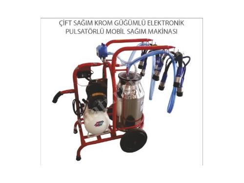 Pulsatörlü Çiftli Süt Sağma Makinesi Dtm
