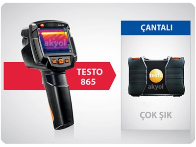 Sıcaklık Ve Su Kaçağı Tespit Cihazı Termal Kameralı (Çantalı) Testo-865 - 3