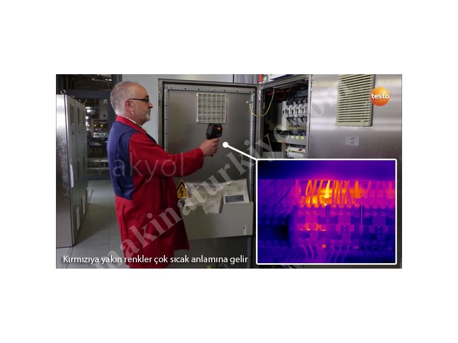 Sıcaklık Ve Su Kaçağı Tespit Cihazı Termal Kameralı (Çantalı) Testo-865