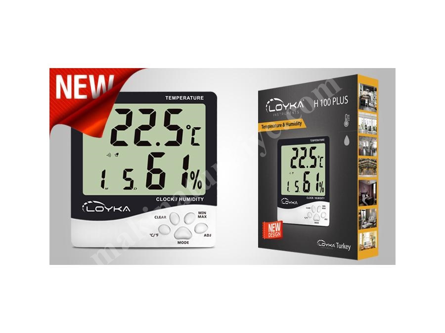 Sıcaklık Ve Nem Ölçer Loyka H100 Plus