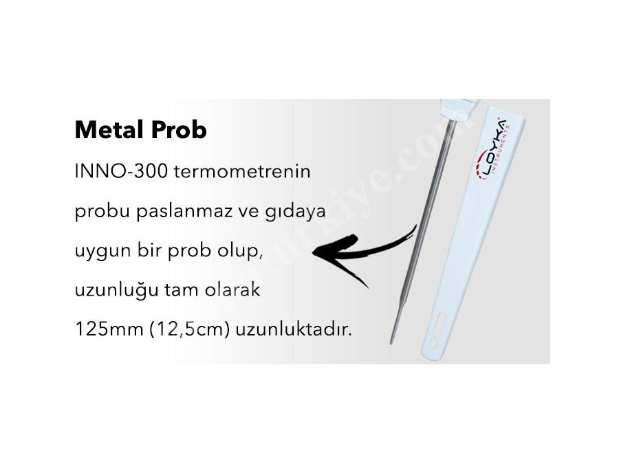 Saplamalı Problu Gıda Termometresi Inno-300
