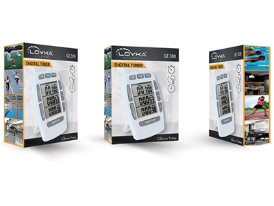 Kronometre Dijital 3 Ekranlı Zamanlayıcı Loyka G 300 - 5