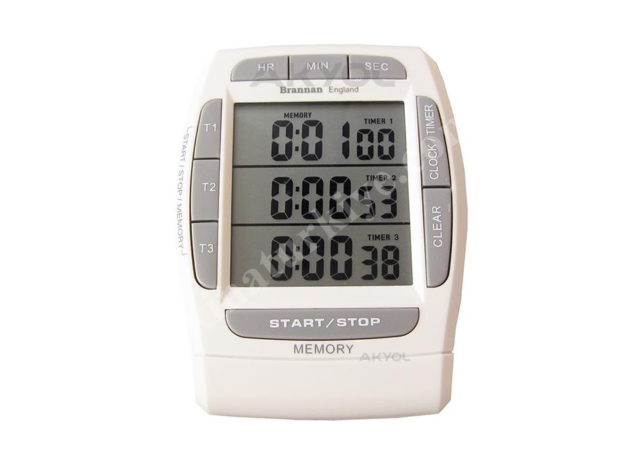 Kronometre Dijital 3 Ekranlı Zamanlayıcı Loyka G 300