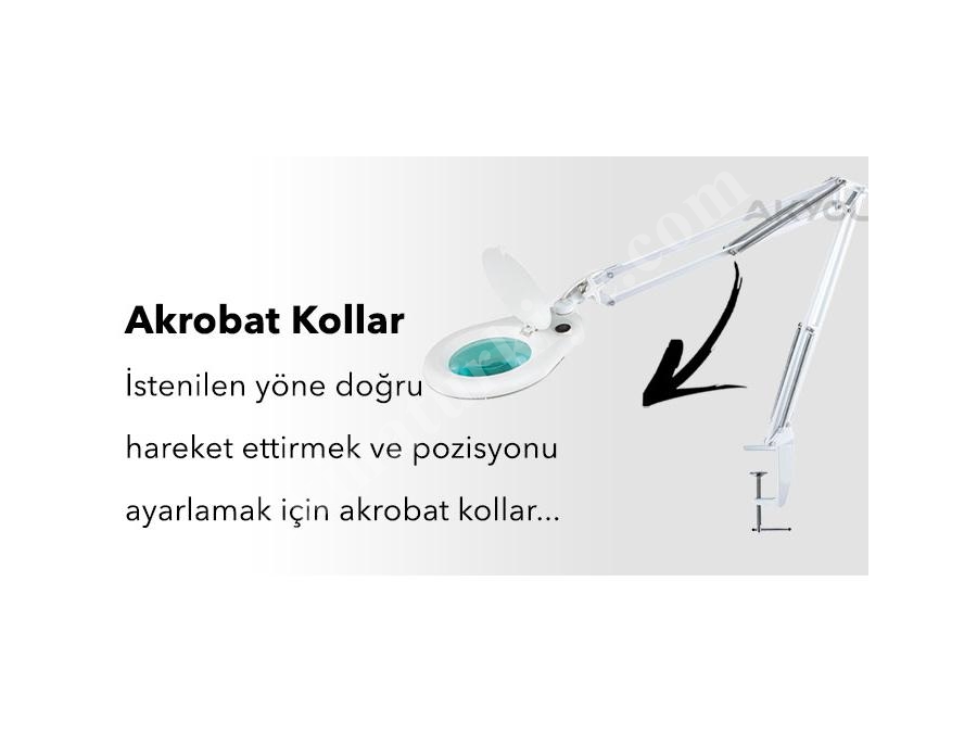 Büyüteç Led Işıklı Ayaklı Tello 5X