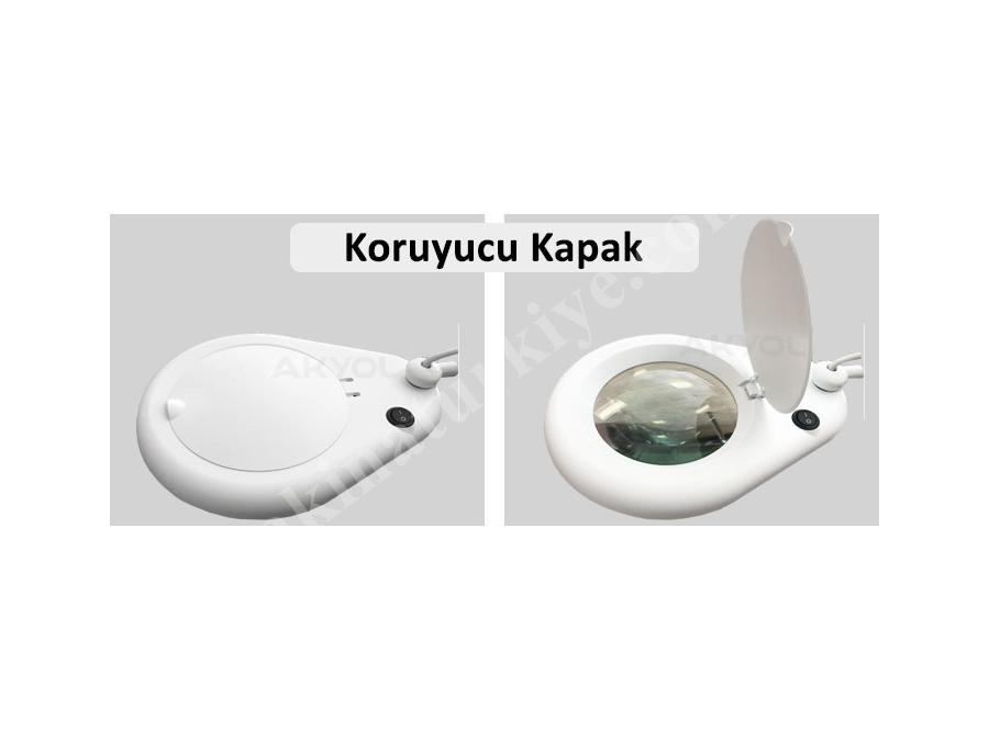 Büyüteç Led Işıklı Ayaklı Tello 5X