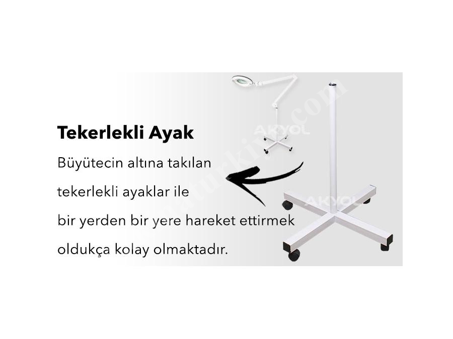 Büyüteç Led Işıklı Ayaklı Tello 5X