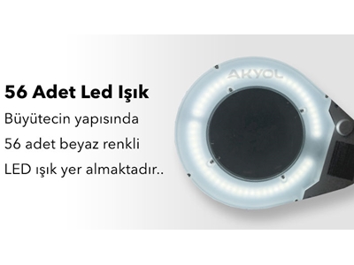 Büyüteç Led Işıklı Ayaklı Tello 5X - 7