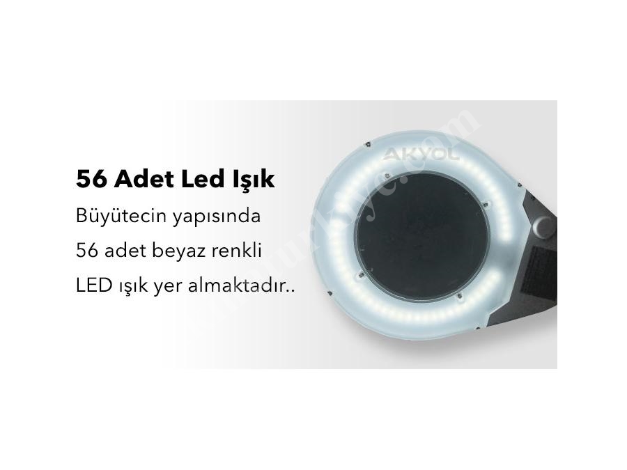 Büyüteç Led Işıklı Ayaklı Tello 5X