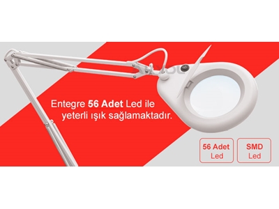 Büyüteç Led Işıklı Ayaklı Tello 5X - 12