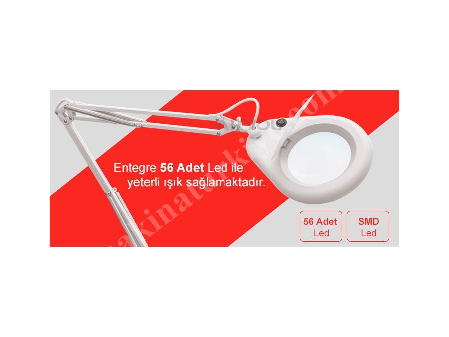 Büyüteç Led Işıklı Ayaklı Tello 5X