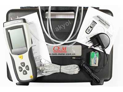 Manometre Fark Basınç Ölçer Cem Dt8890 - 6