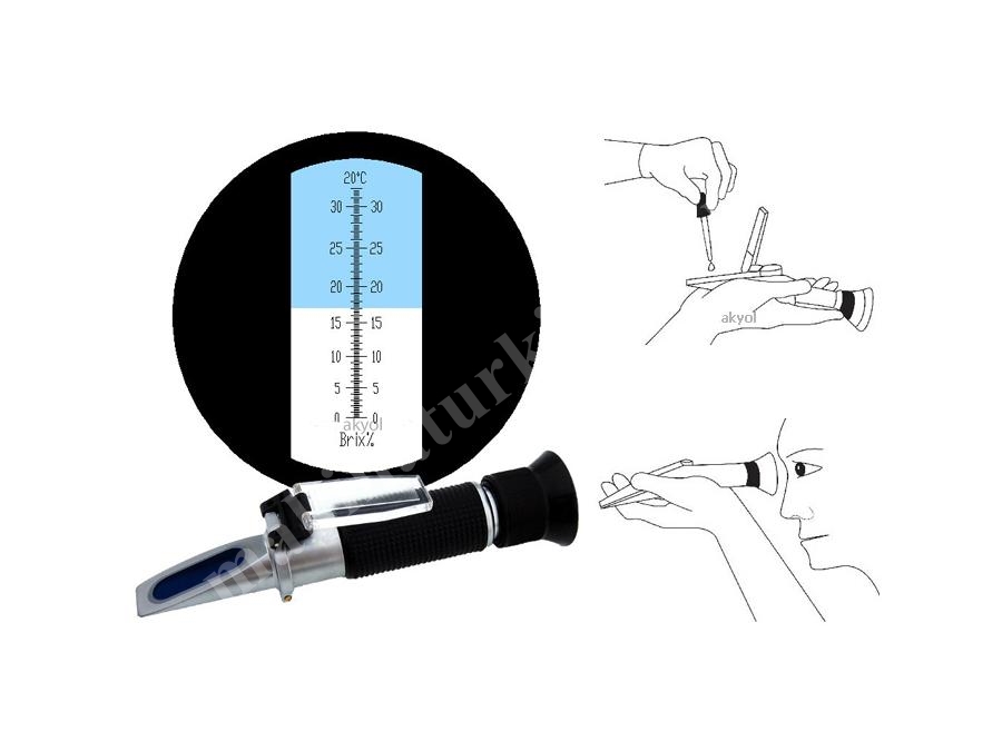 Brix Ölçer Refraktometre Loyka Atc-032