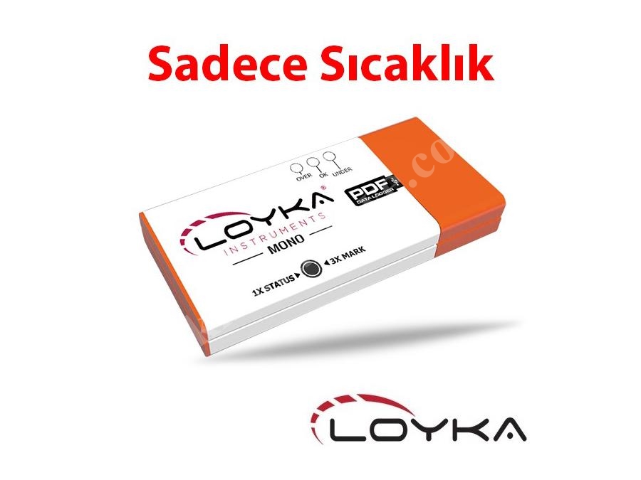 Sıcaklık Kayıt Cihazı Tek Kullanımlık Loyka Mono
