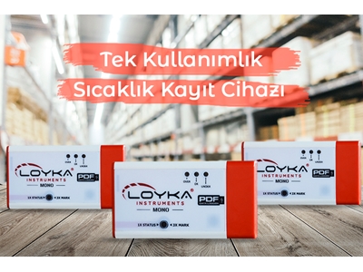 Sıcaklık Kayıt Cihazı Tek Kullanımlık Loyka Mono - 1