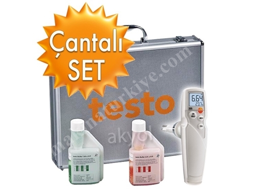 Et Gıda Ph Ve Sıcaklık Ölçer Çantalı Set Testo 205-664