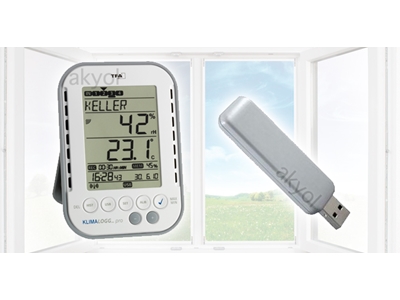 Sıcaklık Ve Nem Kayıt Cihazı Klimalogg Tfa 30-3039 - 1