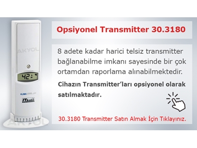 Sıcaklık Ve Nem Kayıt Cihazı Klimalogg Tfa 30-3039 - 2