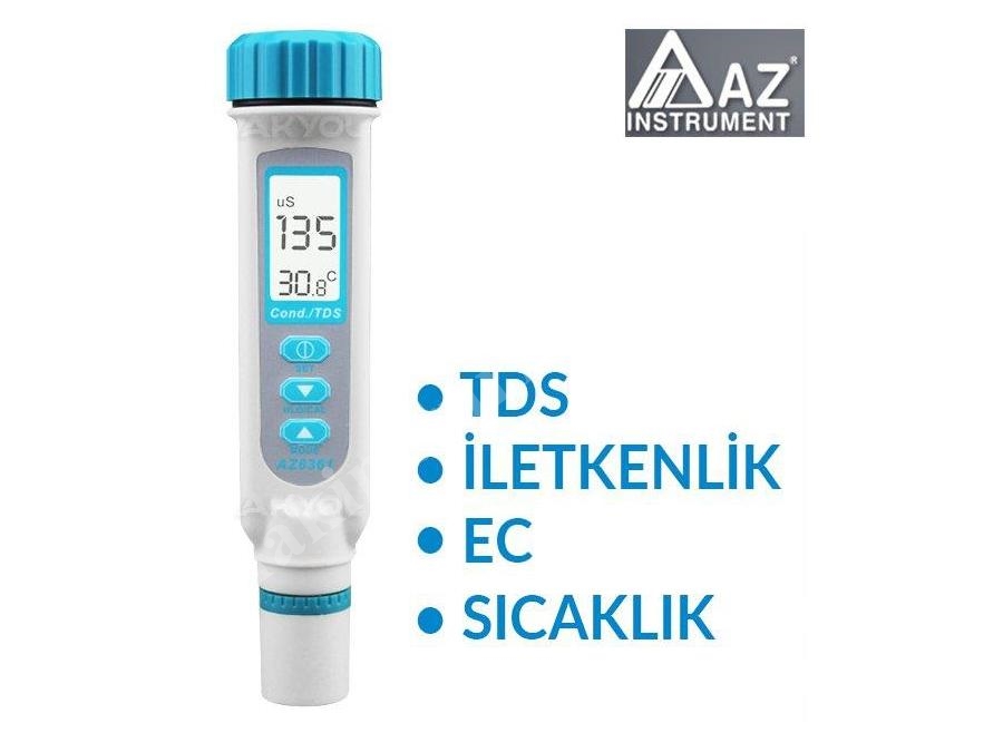 Sıcaklık İletlenlik Ec Ölçüm Cihazı Az-8361