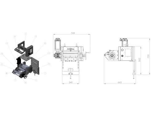 RMF202 Redüktörlü Rulo Sac Servo Sürücüsü 