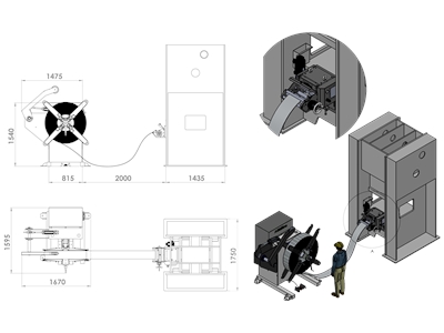 RMF302 Redüktörlü Rulo Sac Servo Sürücüsü  - 2
