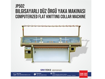 JP502 Yaka Örme Makinası Bilgisayarlı  - 0