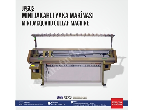 JP602 Mini Jakarlı Yaka Makinası 