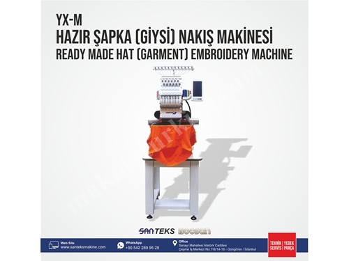 YX M Hazır Şapka (Giysi) Nakış Makinesi 