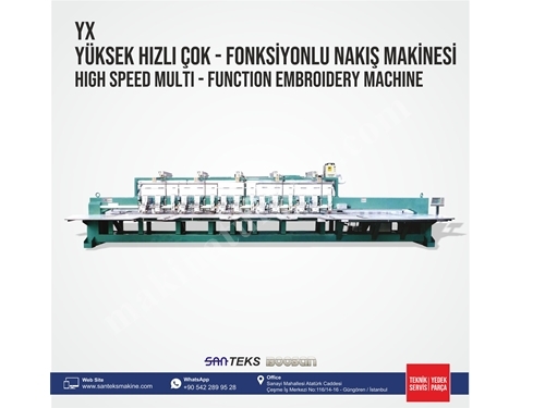 Yüksek Hızlı Çok - Fonksiyonlu Nakış Makinesi