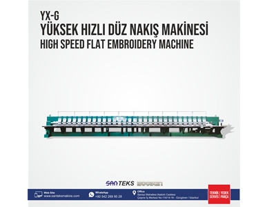 Yüksek Hızlı Düz Nakış Makinesi - 0