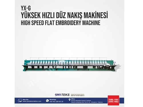 Yüksek Hızlı Düz Nakış Makinesi