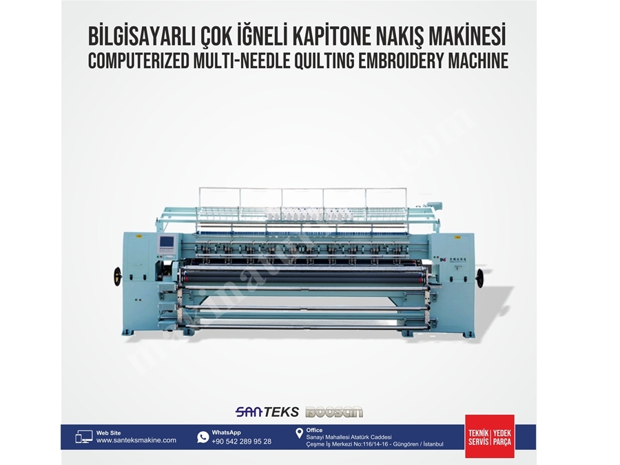 Bİlgisayarlı Çok İğneli Kapitone Nakış Makinesi