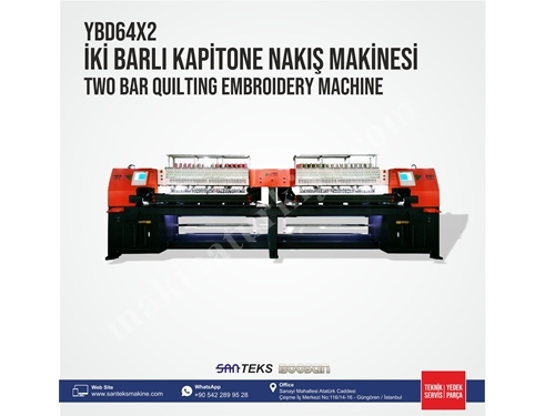 İki Barlı Kapitone Nakış Makinesi