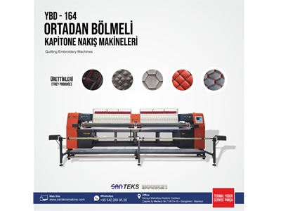 Ortadan Bölmeli Kapitone Nakış Makinesi - 0