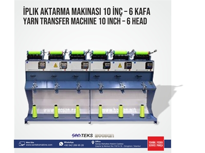 AKTR 6 – 10″ İnç İplik Aktarma Makinası  - 0